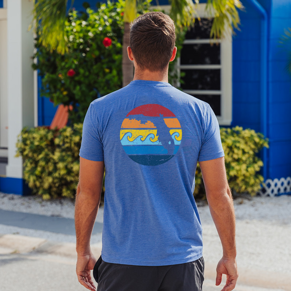 Florida Sunset Tee - Royal