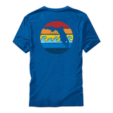 FLORIDA SUNSET TEE - ROYAL - Sunshine State® Goods