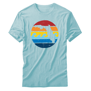 FLORIDA SUNSET TEE - SPRING BLUE - Sunshine State® Goods