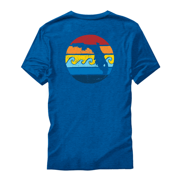 Florida Sunset Tee - Royal