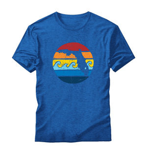 FLORIDA SUNSET YOUTH TEE -  ROYAL - Sunshine State® Goods