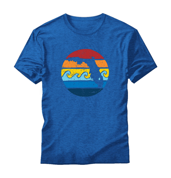FLORIDA SUNSET YOUTH TEE -  ROYAL - Sunshine State® Goods