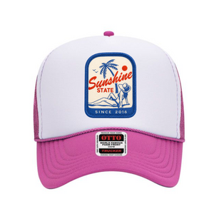 Hot Pink/White Beach Days