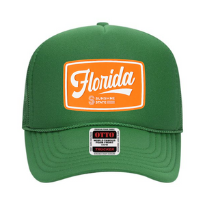 Kelly Green Orange Coastal