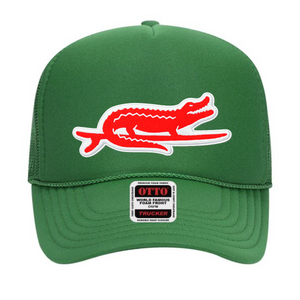 Kelly Green Surfing Gator