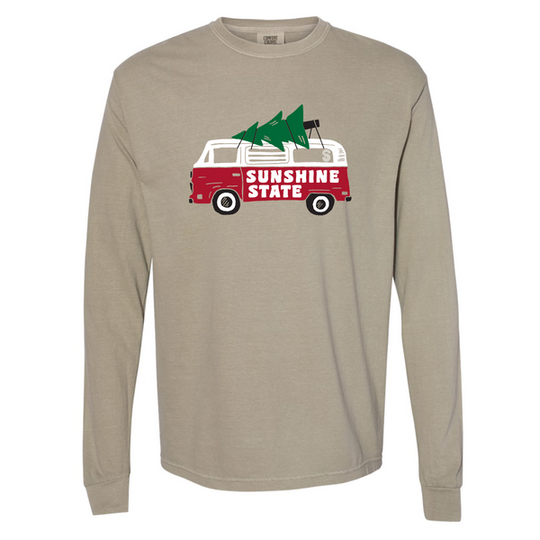 Sunshine State Christmas Cruiser LongSleeve Tee