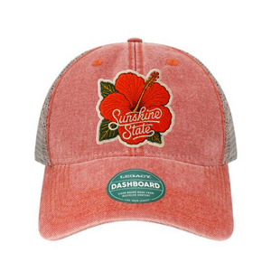 Nantucket Red/Grey Hibiscus