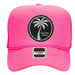 Neon Pink Coastal Palm