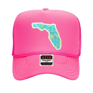 Neon Pink Sunshine Swirls