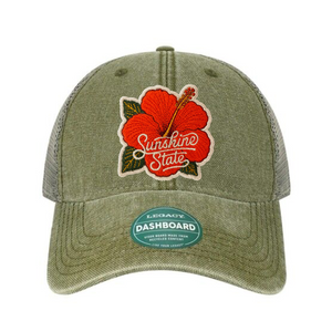 Olive/Grey Hibiscus