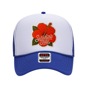 Royal/White Hibiscus