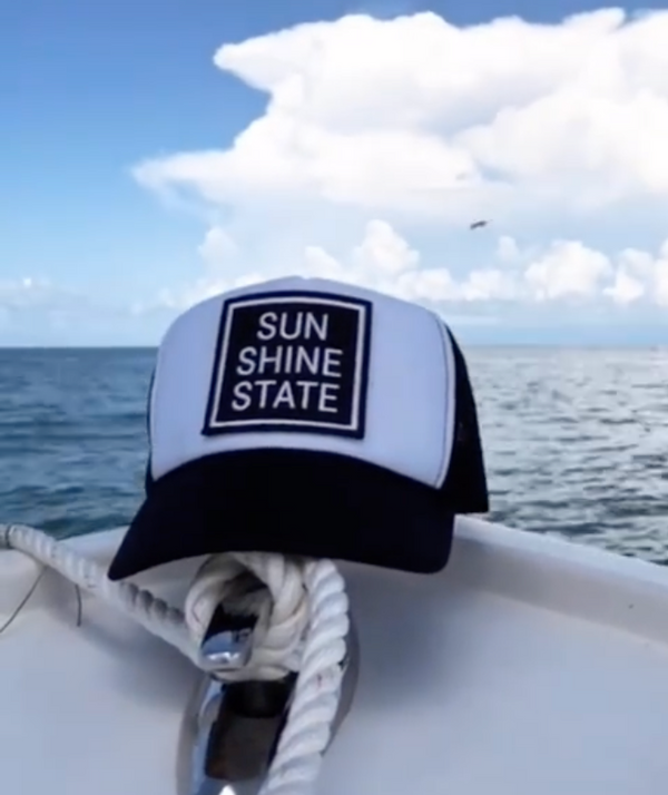 Sunshine State® Foam Trucker - White/Black