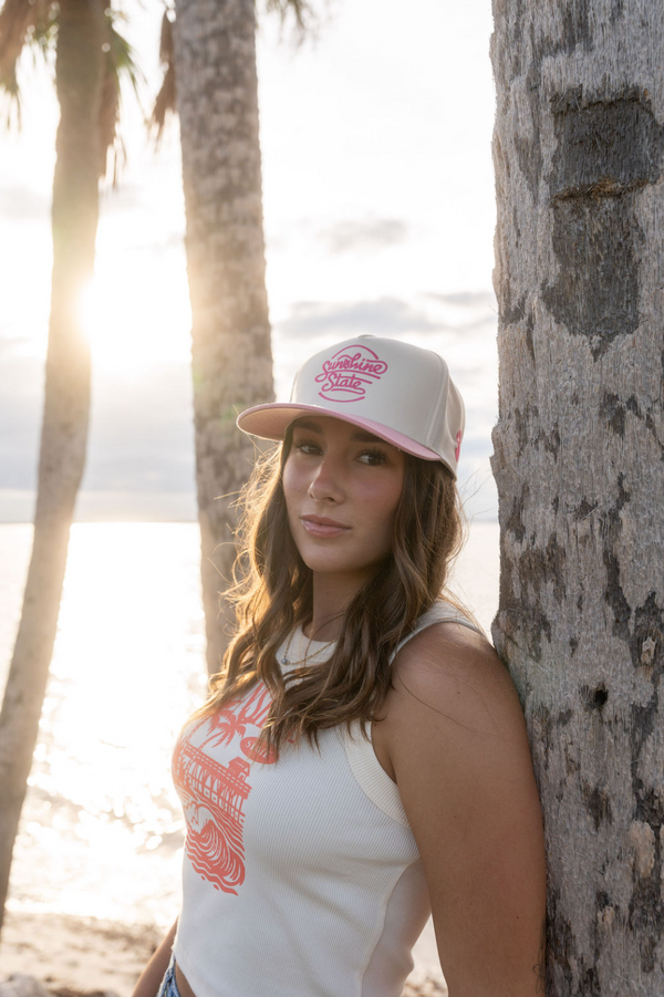 Sunshine State Pier Ladies Crop Tank