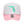 Soft Pink/White Sunshine Swirls