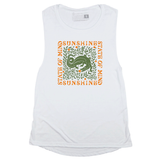 STATE OF MIND MUSCLE TANK - WHITE - Sunshine State® Goods