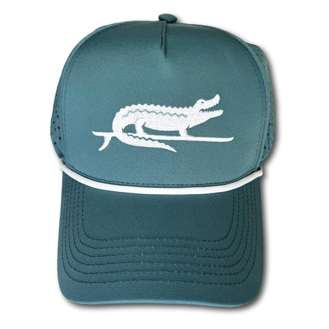 NEW! SURF GATOR LASER-PERFORATED PERFORMANCE ROPE HAT - Sunshine State® Goods