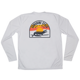 SURFING GATOR SOLAR PERFORMANCE SHIRT - WHITE - Sunshine State®