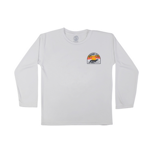 SURFING GATOR TODDLER SOLAR SHIRT - WHITE - Sunshine State®