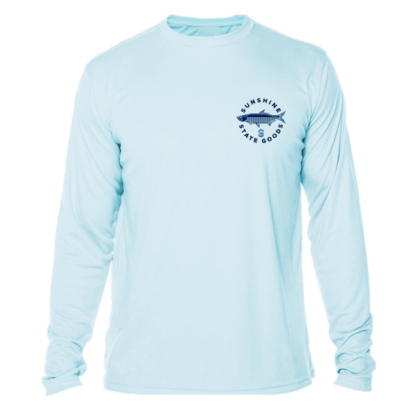 TARPON SOLAR PERFORMANCE SHIRT - SPRING BLUE - Sunshine State® Goods