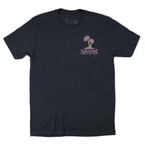 TWO PALMS TEE - DARK GREY HEATHER