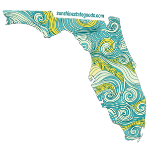 Sunshine Swirls Sticker