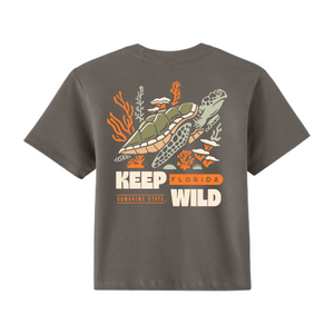 Turtle Time Boxy Tee | Wild Florida Graphic