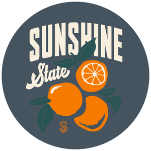 Coastal Citrus Sticker