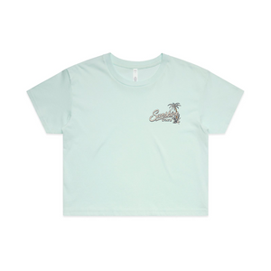 Beach Bound Crop Tee | Retro Florida