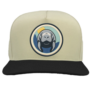 Vintage White/Black Manatee 2.0