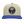 Vintage White/Royal Blue Coastal Palm