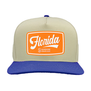 Vintage White/Royal Blue Orange Coastal