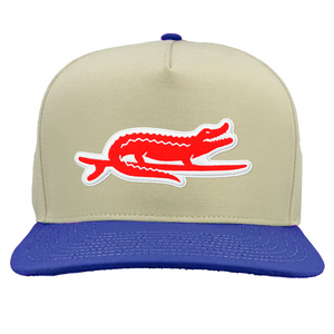 Vintage White/Royal Blue Surfing Gator
