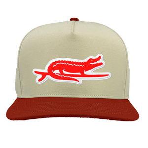 Vintage White/University Red Surfing Gator