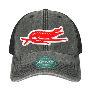 Washed Black Surfing Gator