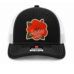 White/Black Hibiscus