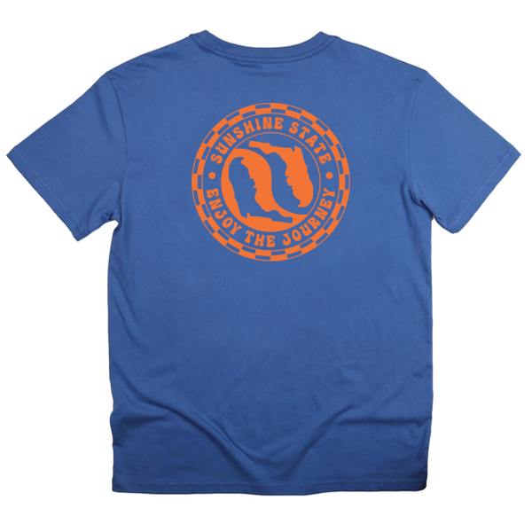 YIN YANG FLORIDA TEE - BLUE - Sunshine State®