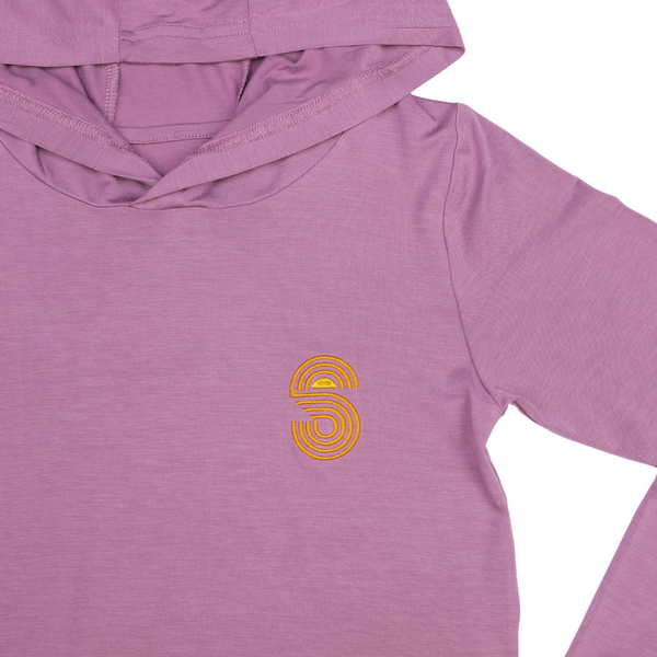 BAMBOO PRO KIDS UPF 50+ HOODIE - PALM BEACH PINK - Sunshine State®