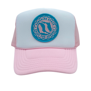 YIN YANG FLORIDA FOAM TRUCKER - LIGHT PINK - Sunshine State®
