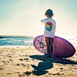 FLORIDA SUNSET YOUTH SOLAR SHIRT - WHITE - Sunshine State®