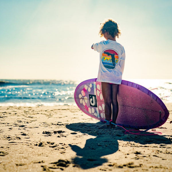 FLORIDA SUNSET YOUTH SOLAR SHIRT - WHITE - Sunshine State®