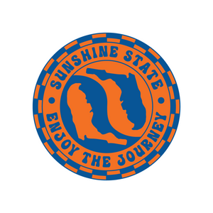FLORIDA YIN-YANG ROUND STICKER - Sunshine State®