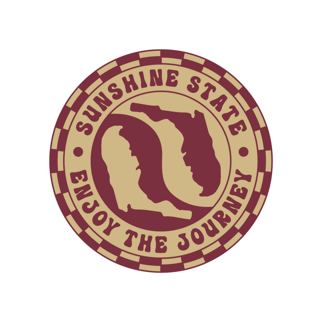 FSU YIN-YANG ROUND STICKER - Sunshine State®