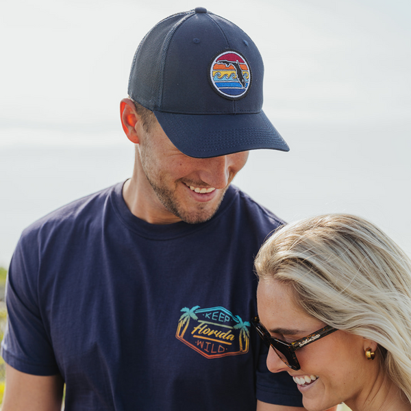 KEEP FL WILD TEE - NAVY - Sunshine State®