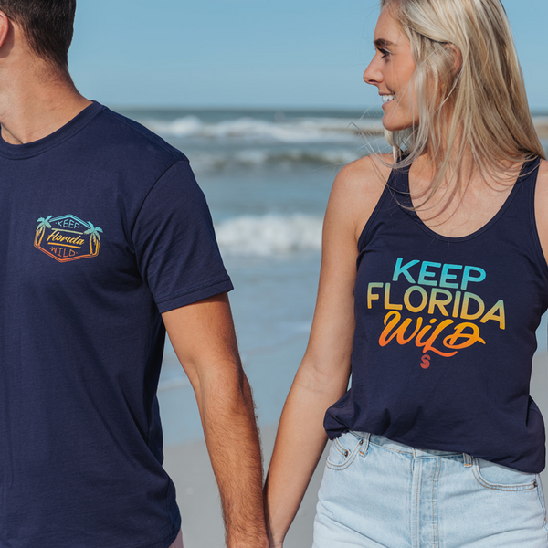 KEEP FL WILD TEE - NAVY - Sunshine State®