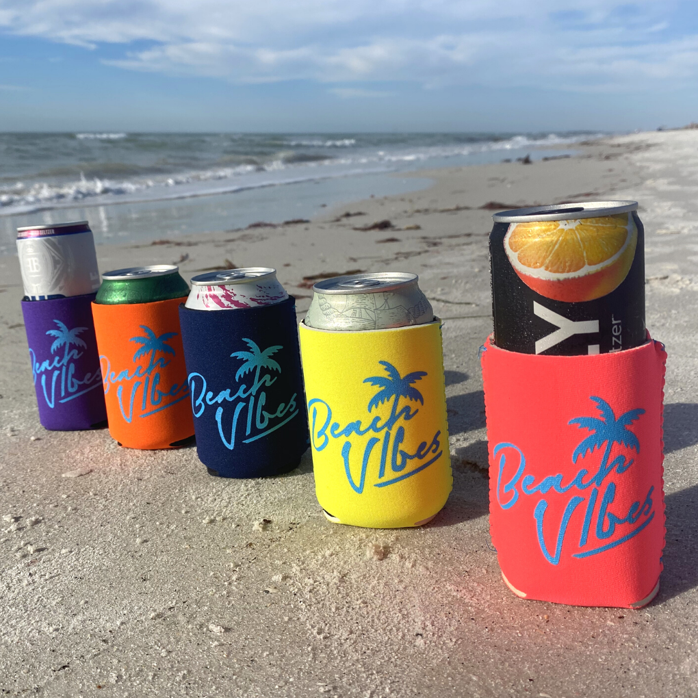 Chillin' At The Beach With My Bestie - Personalized Can Cooler - Gift -  Pawfect House ™