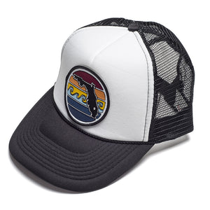FLORIDA SUNSET FOAM TRUCKER - BLACK - Sunshine State®