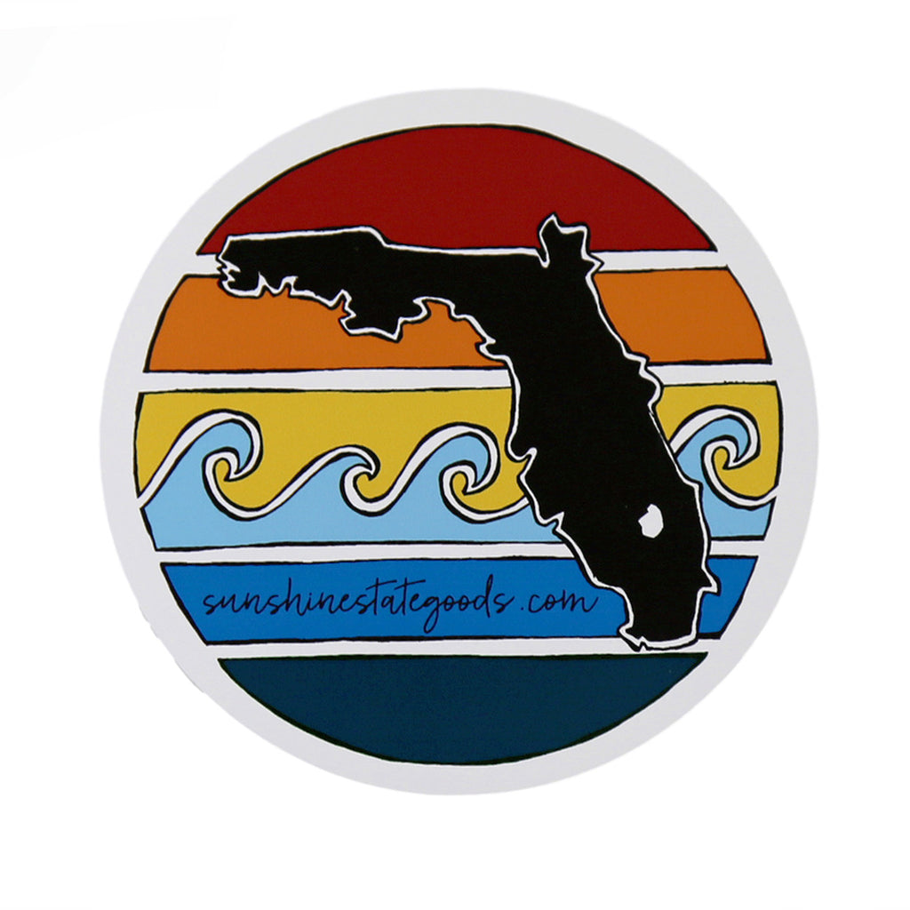 FLORIDA SUNSET STICKER - Sunshine State® Goods