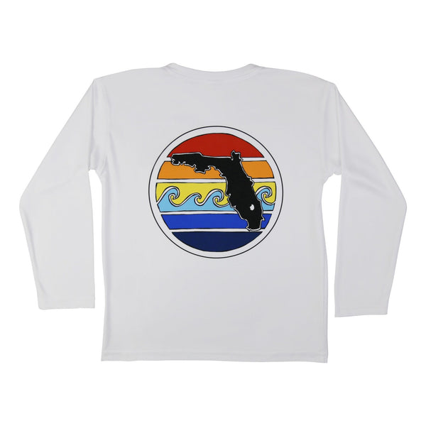 FLORIDA SUNSET TODDLER SOLAR SHIRT - WHITE - Sunshine State®