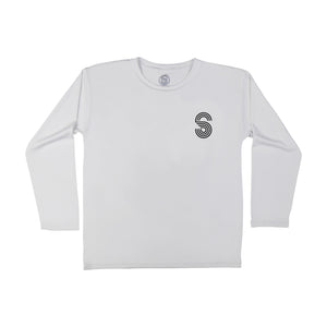 FLORIDA SUNSET YOUTH SOLAR SHIRT - WHITE - Sunshine State®