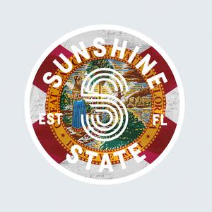 FLORIDA FLAG STRAW HAT - ADULT FIT - Sunshine State®